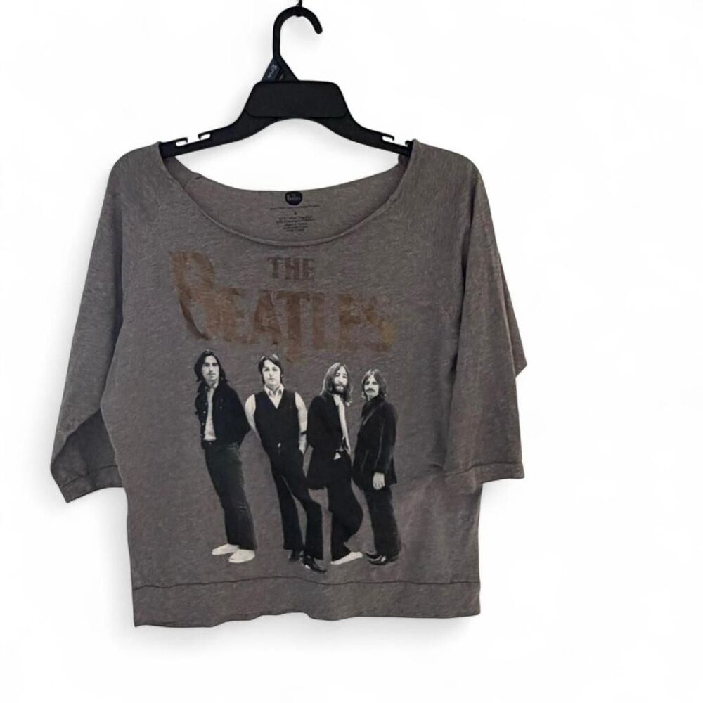 Unbranded Women's Grey and Brown T-shirt